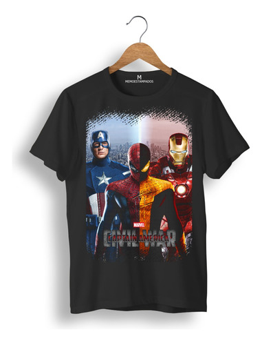 Remera: Captain America Memoestampados