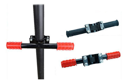 Monopatín Para Niños Con Manillar Seguro Para Scooter Rojo