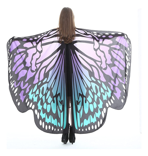 Disfraz De Alas De Mariposa Para Mujer Talla Única