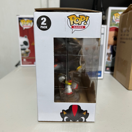 Funko Pop! Games Sonic Shadow & Super Shadow Glow Gamestop 2
