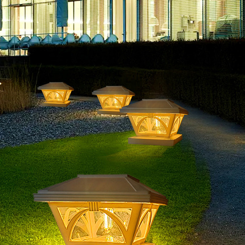 Faros De Columna Led Solares Para Iluminación Exterior, Noch