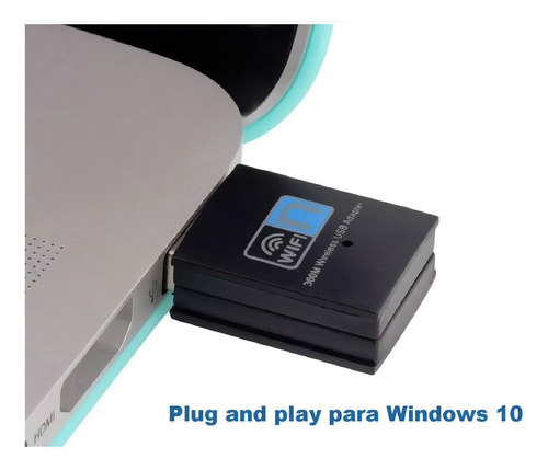 Adaptador Nano Placa Usb 2.4ghz Wifi 300mbps 802.11n