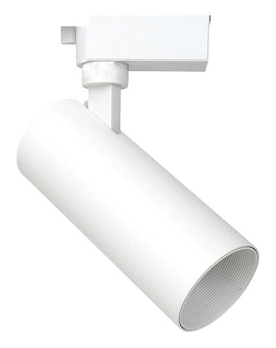 Spot Negro Blanco Dimerizable Para Riel Led 10w Luz Cálida