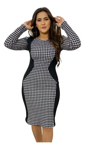 Vestido preto tubinho store social