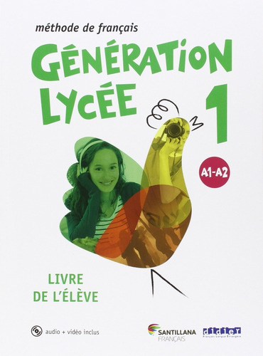 Libro Generation Lycee A1/a2 Eleve+cd+dvd - Vv.aa
