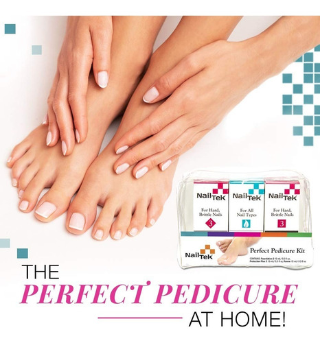 Imagen 2 de 3 de Kit De Pedicure Nail Tek Para Unas