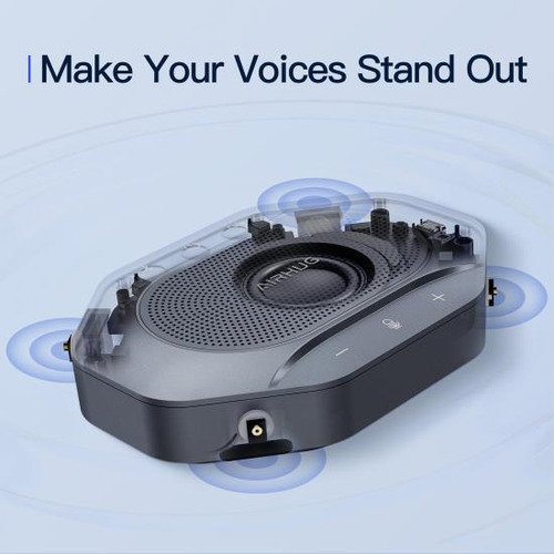 Altavoz Bluetooth Airhug, Altavoz De Conferencia Con Micrófo