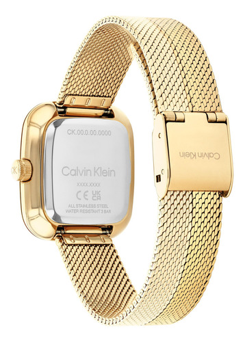 Reloj Calvin Klein Mujer Adore 25100099 Mesh Dorado 26.7mm