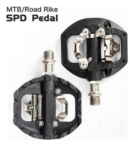 Autobloqueo De Doble Propósito De Pedal Plano Para Shimano