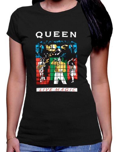 Camiseta Premium Dama Estampada Fredy Mercury Queen 5