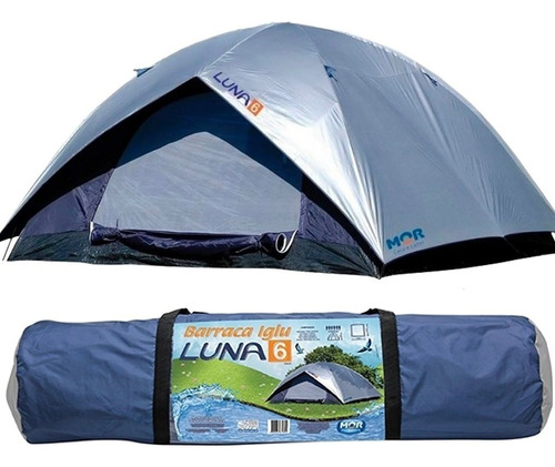 Barraca Acampamento Camping 6 Pessoas Impermeável Luna Mor