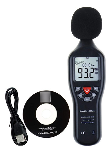 Medidor Tester Sonido Decibeles 30 Dba - 130 Dba Data Logger