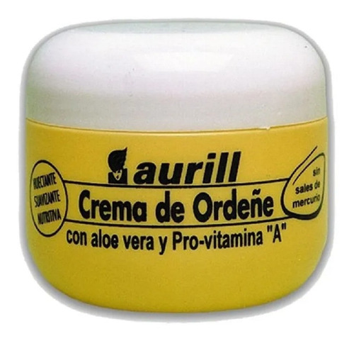  Crema De Ordeñe Aurill 250g Humecta Suaviza Nutre - Aloe V