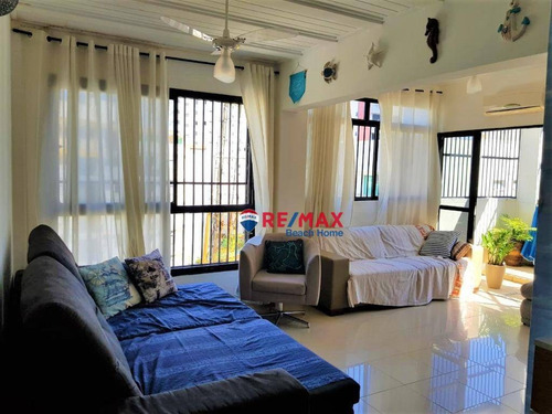 Imagem 12 de 30 de Cobertura Duplex 3 Dormitórios (2 Suítes) Mobiliado Solarium Com Piscina E Churrasqueira 2 Garagens Fixas 300 Metros Praias Tombo, Guarujá/sp - Co0065