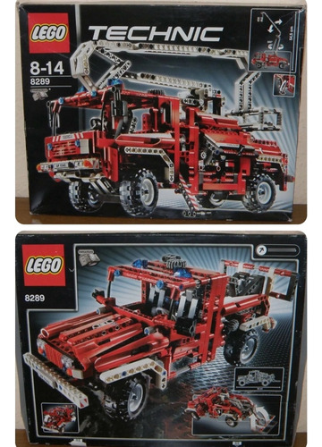 Lego Technic 8289 Feuerwehr-truck Mit Ovp Anleitungen 100% K