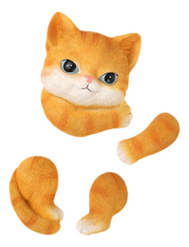 Animal Up A Tree Statue Tree Hugger Landscape Outdoor Gato