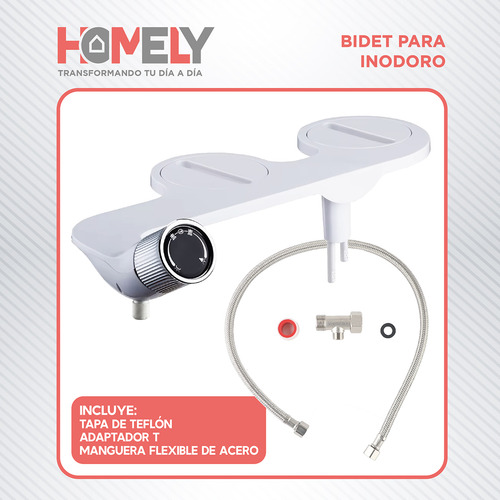 Bidet Ducha Homely Wc Inodoro Set Universal Flujo Ajustable