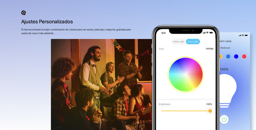 Ampolleta Colores Smart Wi-fi Tp-link Tapo Gu10 Google Alexa