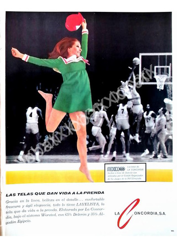 Cartel Retro Telas La Concordia 1968 /355