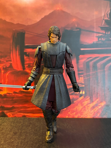 Anakin Skywalker Cabeza Custom Black Series Escala 1/12 (Usado)