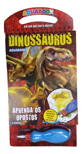 Dinossauros Aquabook, de  On Line a. Editora IBC - Instituto Brasileiro de Cultura Ltda, capa mole em português, 2020