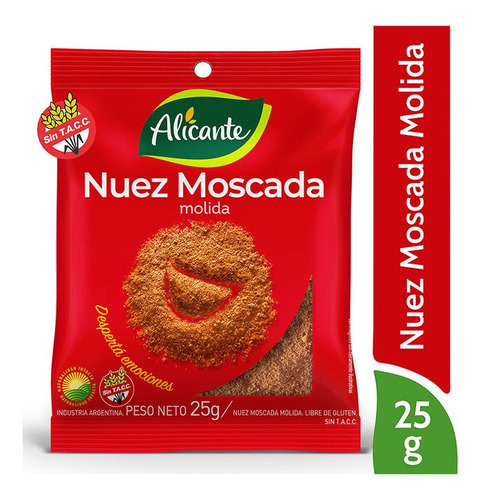 Alicante Nuez Moscada Molida X 25 Gr