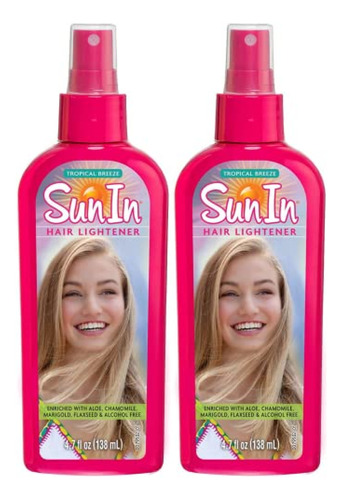 Aclarador Para El Cabello  Sun In, Brisa Tropical, 4.7 Onzas