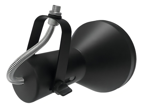 Kit 10 Spot Trilho Calha Perfilado Eletrocalha Led E27 Par38 Estrutura Preto 127/220v