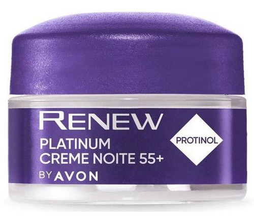 Creme Antissinais Avon Renew Platinum Noite 55+ 15g