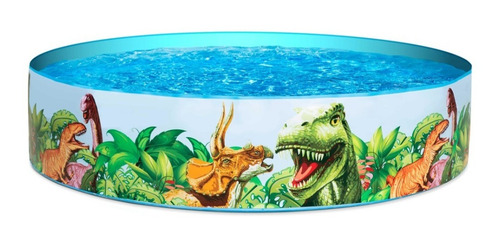 Imagen 1 de 5 de Bestway Pileta Monsters Rígida 182x38cm 55022 Autoarmable