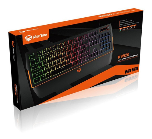 Teclado Gamer Meetion K9520 Usb Retroiluminado Apoya Muñeca