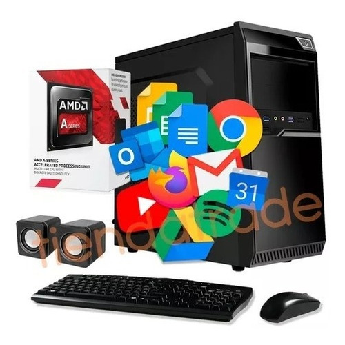 Computadora Wifi Home Oficce 8gb Monitor 19 Windows 10 (Reacondicionado)