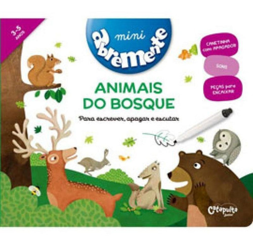 Abremente Mini: Animais Do Bosque - Vol. 1: Catapulta Júnior, De Catapulta Es. Editora Catapulta, Capa Mole Em Português