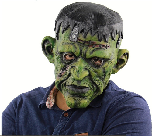 Incrível Máscara Cosplay Frankenstein Monstro Halloween !