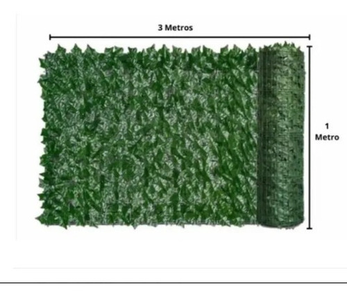 Imagen 1 de 3 de Malla Cerca De Hojas Planta Enredadera Artificial Jardín 1x3