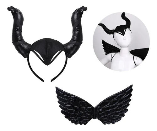 Disfraz De De De Negro, Vestido Elegante De Halloween De