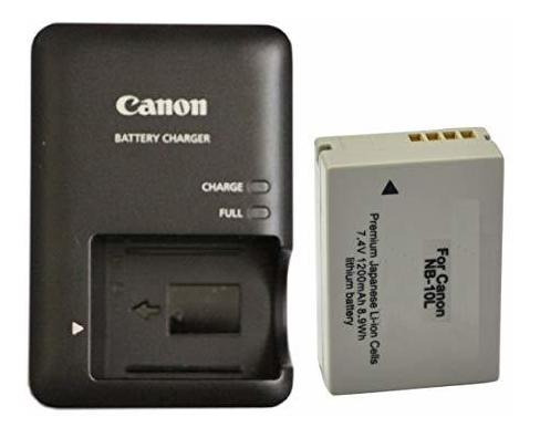 Canon Cb-2lc Cargador Para Canon Nb-10l Batería De Iones De