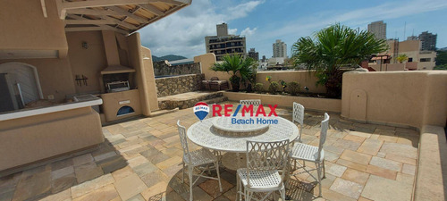 Imagem 2 de 30 de Cobertura À Venda, 286 M² Por R$ 1.750.000,00 - Praia Da Enseada Brunella - Guarujá/sp - Co0274