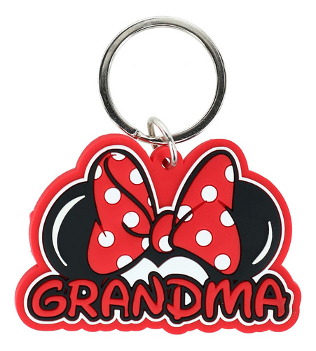 Disney Grandma Family Minnie Mouse Keychain Keyring Lasercut