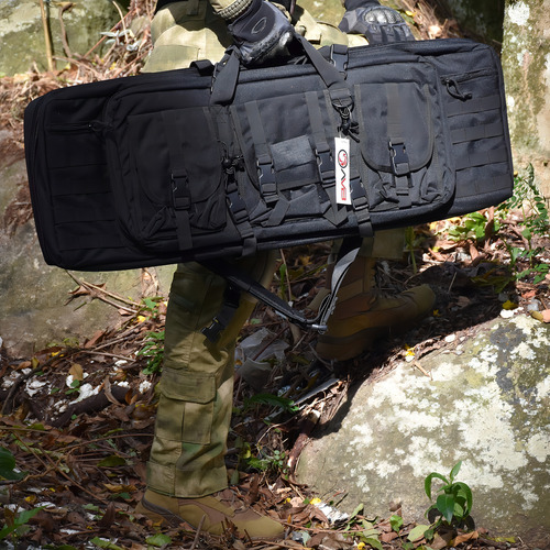 Mochila de supervivencia Avb Gn-9013 36-d Tactical Cargo Trail, color negro
