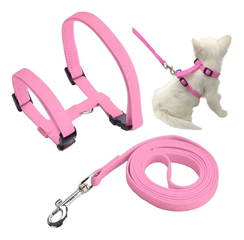 Arnes Para Gatos Ajustable Correa Anti Escape Arnes Gato