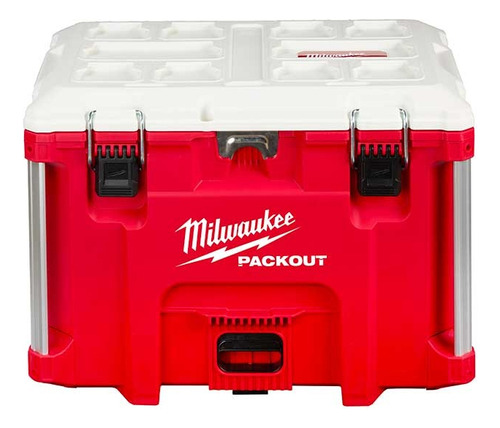 Hielera Packout 40qt Xl Grande 38 Lts. Milwaukee 48-22-8462 Color Rojo