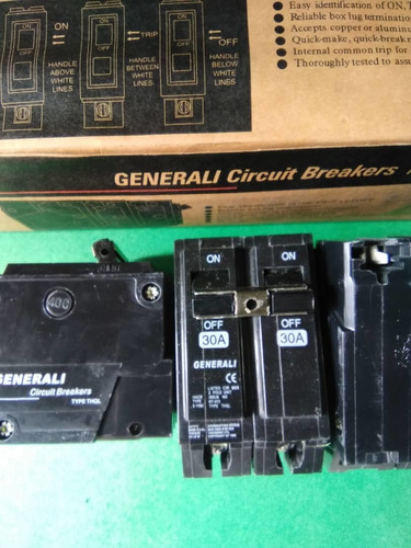 Breakers De 2 X 30 Y 2 X 40 Thql Empotrar