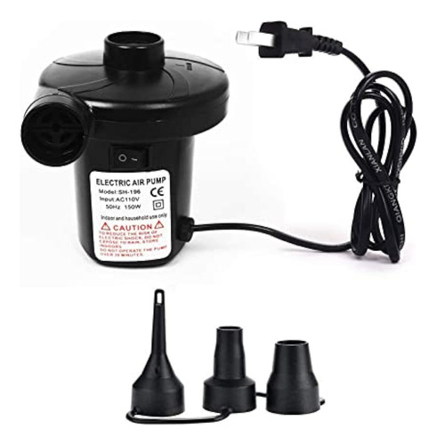 Electric Air Pump, Quick-fill Air Mattress Pump Electric