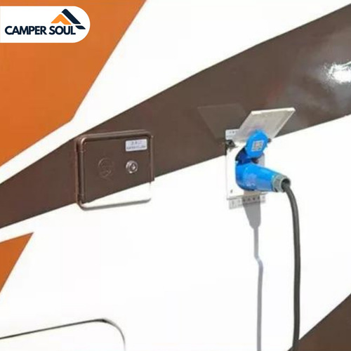Plug Entrada Energia Motorhome Trailer Camper Motorcasa 220v