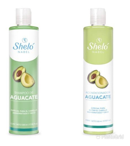 Shampoo  De  Aguacate  Con  Acondicionador,  Shelo  Nabel.  