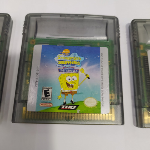 Sponge Bob Square Pants Lost Spatula Gameboy Color 