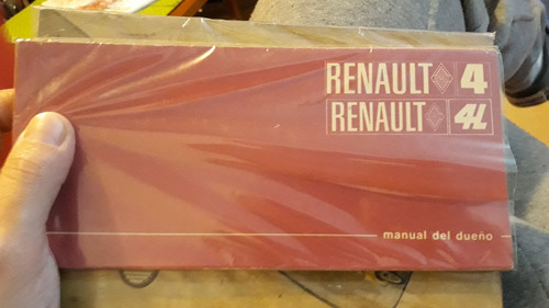 Renault 4  Manual De Propietario Original Argentina Antiguo