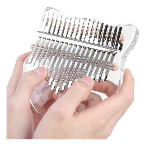 Kit De Piano Kalimba Crystal Fox Shape, 17 Teclas, Para Prin