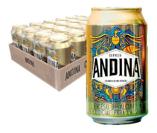 Cerveza Andina X 355ml X 24 Uds - mL a $7